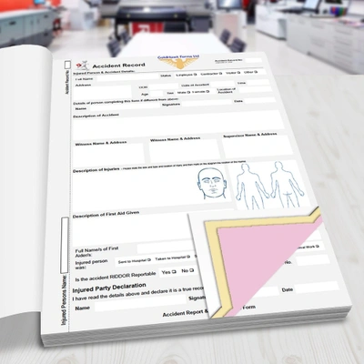 3 part NCR books product image